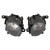 1 Pair Front Fog Lights 22865975 Left Right Rainproof Dustproof Fog Lamp Replacement for Vauxhall Insignia 2013 to 2016