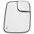 Rear View Side Mirror Glass 5161011AA with Heated Replacement for DODGE RAM 1500 2500 3500 PICKUP 2005‑2009 Left