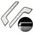 8‑LED Super Bright Daytime Running Light Lamp Waterproof Universal DRL
