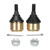 2pcs Lower Ball Joint 7080927 Chrome Steel Rubber Replacement for POLARIS SCRAMBLER SPORTSMAN