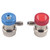 2pcs High Low Quick Coupler for R134A A/C Manifold Gauge Set Brass Adapter Air Conditioning Accessory