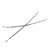 2pcs Club Car Brake Cable 42in Long Driver Passenger Sides 1011125 Replacement for Club Car DS 1981‑1999