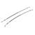 2pcs Club Car Brake Cable 42in Long Driver Passenger Sides 1011125 Replacement for Club Car DS 1981‑1999