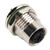 4 Pcs M12 Aviation 4 Core A Type Plug 4 Pins Female Panel Electronic Plug Socket Connector for Sensors Actuators