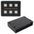 6 Gang Touch Screen Switch Panel ABS Slim Touch Control Panel Waterproof DC 12‑24V for RV Boat Yacht