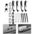4PCS Car Front Rear Left Right Exterior Door Handle with Keys Fit for Golf MK1/MK2
