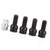 4+1 M14*1.5MM Black Steel Wheel Bolt &amp; Lock Lug Nut Set With Key