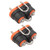 2PCS Cam Cleat Ball Bearing Marine Boat Fast Entry Rope Cam Cleat Wire Fairlead Sailing Sailboat Equipment