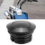 Black Chromium Alloy Motorcycle Modified Fuel Tank Cover Motorbike Accessory(Clockwise)