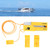 Portable AIS‑MOB Personal Locator Beacon Over Board Rescue Survivor Life Jacket SOS GPS