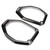 2Pcs Car Carbon Fiber Texture Roof Speaker Ring Cover Trim Decoration Fit for Jeep Wrangler JL 2018