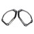 2Pcs Car Carbon Fiber Texture Roof Speaker Ring Cover Trim Decoration Fit for Jeep Wrangler JL 2018