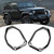 2Pcs Car Carbon Fiber Texture Roof Speaker Ring Cover Trim Decoration Fit for Jeep Wrangler JL 2018