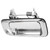 Exterior Door Handle ABS Electroplated Enhance Appearance Long Durability for Land Cruiser 1991 to 1997 FR 69210‑60010