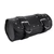 Universal Motorcycle Bag PU Leather Saddlebag Motorbike Roll Luggage Motor ReplacementBlack