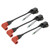 3 Pcs Outboard Ignition Coil 697‑85570‑00 Boat Motor Coil Assembly Set with Spark Plug Cap for C E P 50 55 60 70 75 85 90HP 3 Cylinder