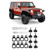 Hardtop Quick Removal Thumb Screw Fastener Kit Tie Down D Rings Anchors Fit for  Jeep Wrangler