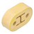 2‑Hole Muffler Hanger Polyurethane Shakeproof Universal Automobile Exhaust Pipe FittingsYellow