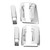 2 Set Car Electroplate Door Handle Cover Trim Accessory Fits for Mark LT 2005-2008