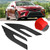 Carbon Fiber Car Headlight Cover Decoration Sticker Fits for Toyota Camry 2018-2019