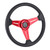 350mm/14in Racing Car Drifting Steering Wheel Replacement Universal Modified AccessoryRed