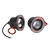 2 Pcs 3in Round LED Fog Light Bulbs High Brightness Angel Eye Projector Lamp IP65 Waterproof Universal Fit for Car