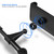 Car Headrest Mount 360° Rotating Tablet Phone Holder Backseat BracketBlack