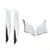 Side Rearview Mirror Strip Trim Left Driver Side Replacement for Mazda CX-30 2020-2021