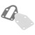 Chrome Fuel Pump Mounting Plate With Gasket Fit for Chevrolet SB 283 305 327 350 383 400 Engine