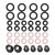 38pcs Rear Suspension Swing Arm Bushings Kit Fit for Polaris Sportsman 335 400 500 700