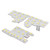 3Pcs set 48SMD 39LEDs Car Interior Reading Light 12V 5W White 8000LM Ceiling Lamps Replacement for CRV 2017+