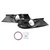 1 Pair Carbon Fiber Front Fog Light Cover Trim Fit for Ford Mustang All Model 2014-2018