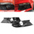 1 Pair Carbon Fiber Front Fog Light Cover Trim Fit for Ford Mustang All Model 2014-2018