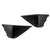 Front Bumper Side Air Vent Intake Cover Arch Trim Fit for Ford Mustang 2018‑2021
