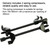 2pcs 15 Inch 380mm Spring Compressor Heat-Treated Thread Rod Strut Compressors Suspension Strut Remover Installer Tool Kit