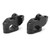 7/8in Handlebar Risers CNC Aluminum Alloy Universal Motorcycle Modification AccessoryBlack
