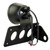 Bright "Stop" Side Mount Tail Light+License Plate Bracket For Chopper Bobber