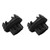 2 Sets Fuel Tank Filler Door Latch 5481704 OE Standard ABS Black Replacement for Equinox