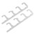 Square Coil Brackets Valve Cover Silver Aluminum Alloy for LS1 LS3 LS2 LQ4 LQ9 LS6 L92 L99 L33 LR4 Engine