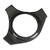 Real Carbon Fiber Steering Wheel Cover Glossy Replacement for Mitsubishi Lancer Evolution EVO 7 8 9