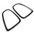 2 Pcs Tail Light Cover Trim Rear Lamps Frame Rings Bezel Stickers Guard for Cooper R56 R57 R58 R59 2007‑2014 Glossy Black