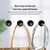 5Pcs Mini Car Adhesive Hooks Portable Invisible Adhesive Hooks For Automobile Home