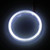 1pair Auto Halo Rings Angel Eye COB Chips Headlight DRL LED For Motorcycle Car 70mm