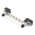 48V 150A Battery Power Distribution Block Bus Bar with Cover M6 Studs M4 Terminal Screws for Cars RVs Boats 6 Way