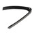 Bumper Grill Trim V Shape Frame Decoration Bright Black Replacement for Alfa Romeo Stelvio 2017 to 2023