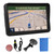 9in Car Navigator GPS 256MB+8G Large Capacity FM Multimedia Player with Free European Map Sun Visor