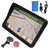 9in Car Navigator GPS 256MB+8G Large Capacity FM Multimedia Player with Free European Map Sun Visor