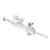 Motorcycle Steering Damper Stabilizer Bracket Fit for Kawasaki Ninja ZX‑6R 2007‑2008