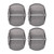 4PCS Caravan Jack Pads Load Dispersion Rust Proof High Strength Heavy Duty Jack Lifting Pad Adapter for RV