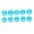 10Pcs A/C Refrigerant Port Cap W/Seal Ring High/Low Side Air Conditioning Service Dust Cover